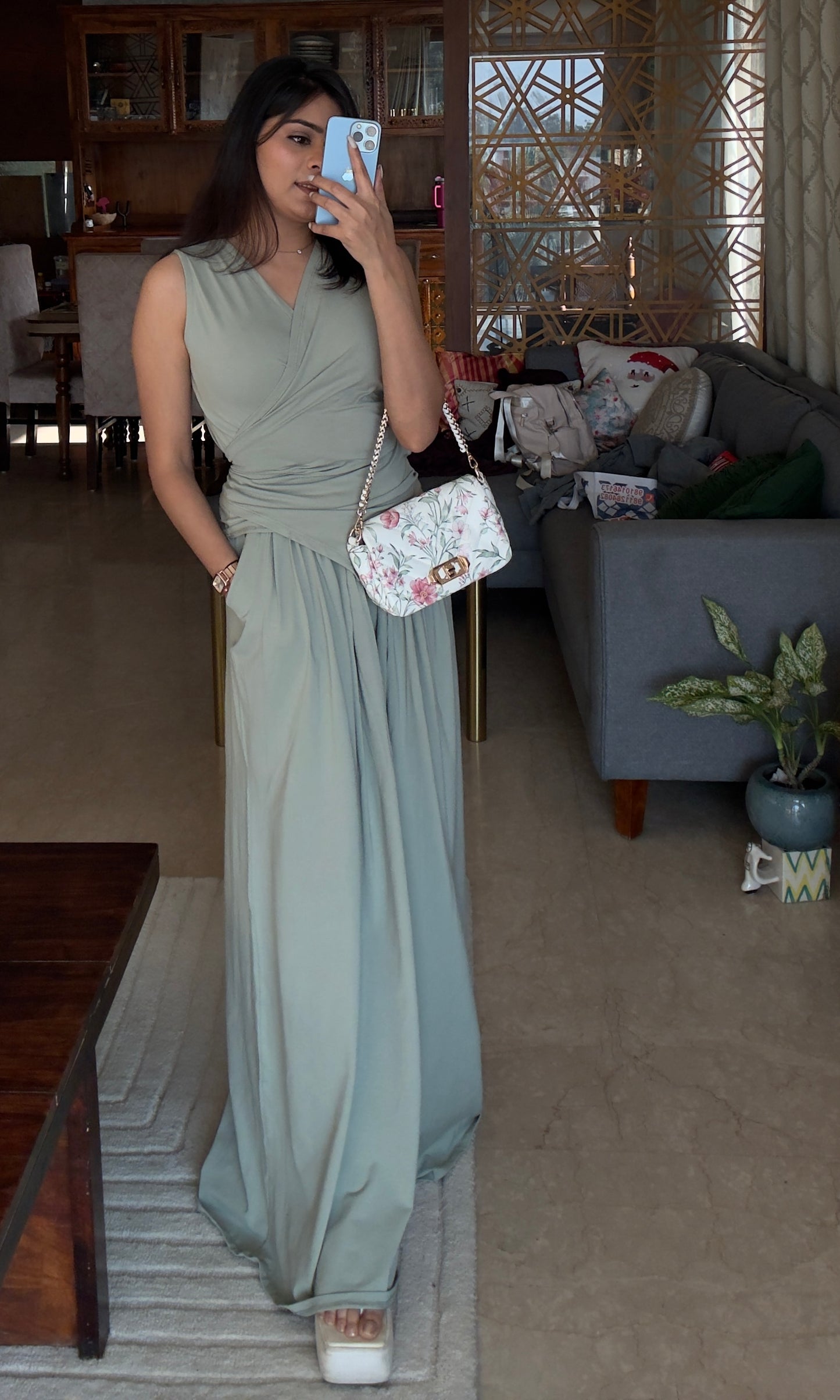 Sleeveless Wrap Co-ordinates