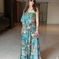 Abstract Printed Festival Fusion Co-ordinates