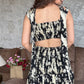 Golden Foil Skirt Set