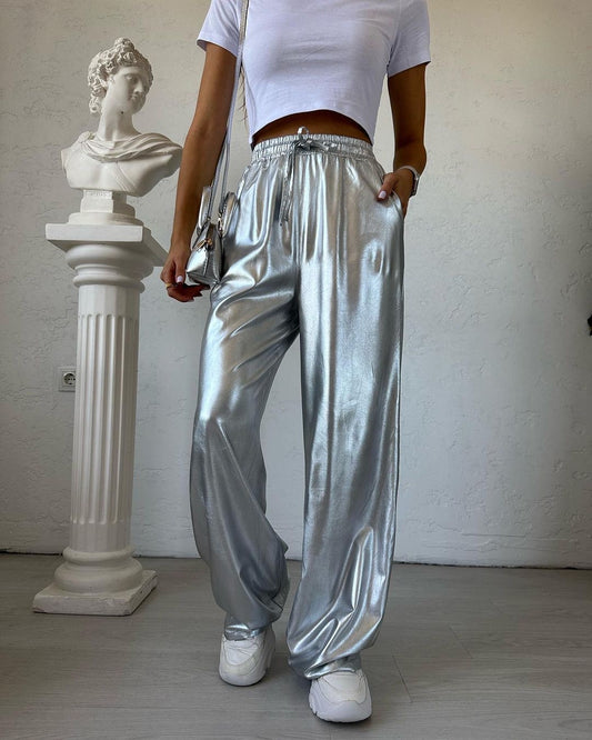 Silver Casual PJ Pants