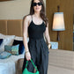 Combo: Baggy Pants With Backless Bodysuit