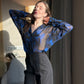 Dual Shade Georgette Shirt