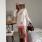 Crochet Flower Full Sleeves Top (Set Of 2)