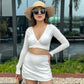 Multi Way White Top With Skorts