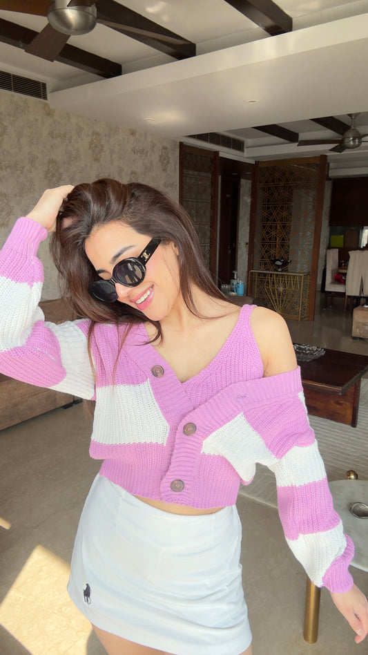 Two Piece Cardigan Set