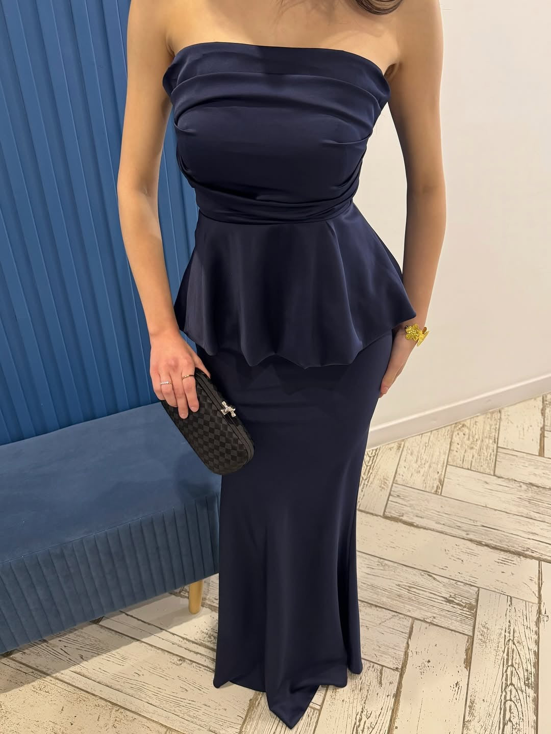 Satin Blue Luxe Co-ordinates