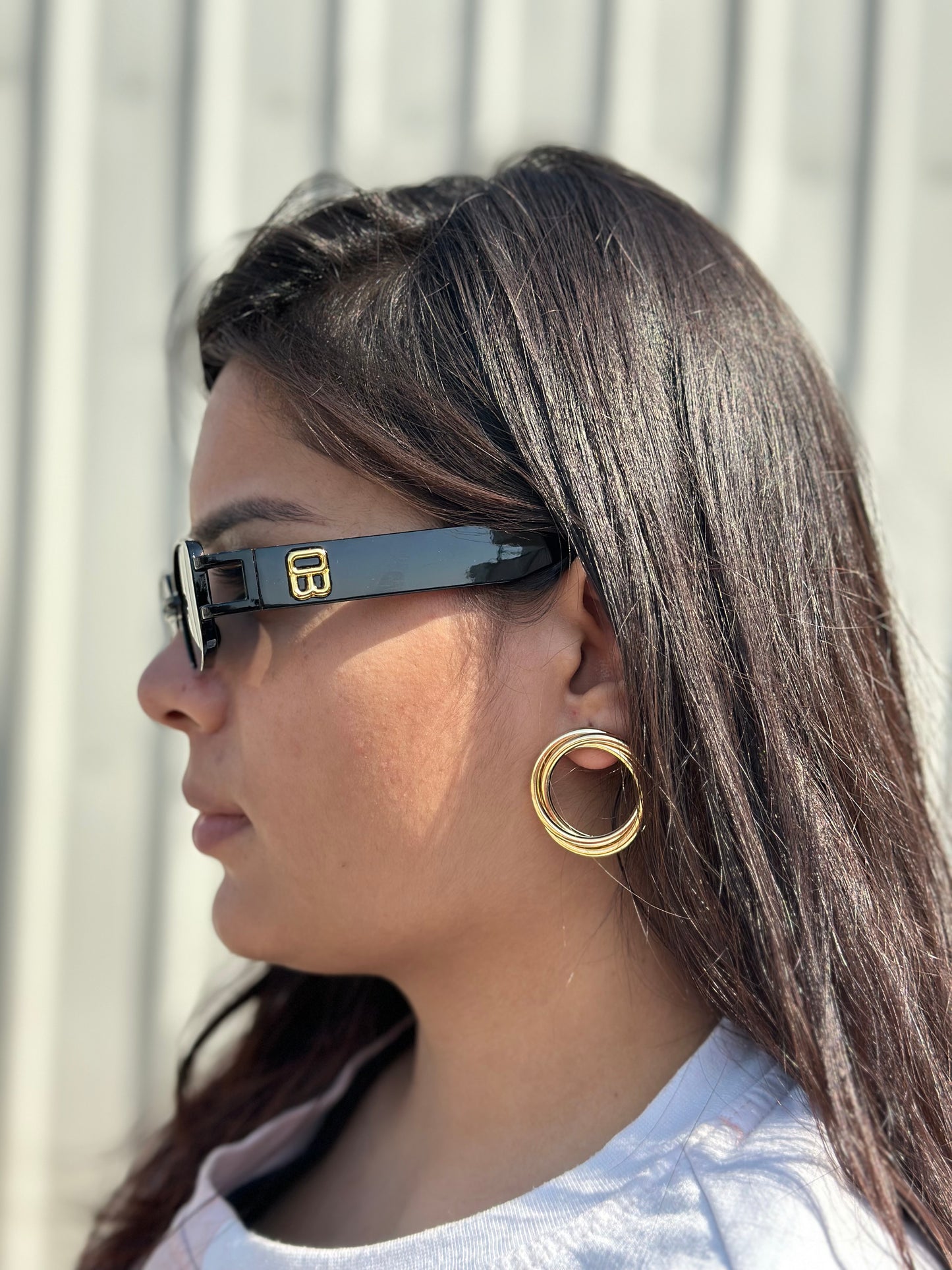 Circle Twisted Studs