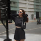 Fleece Winter Skorts Set