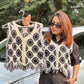 Crochet Retro Knitwear Vest Without Shirt