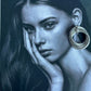 Chunky Three Layer Hoop Earring
