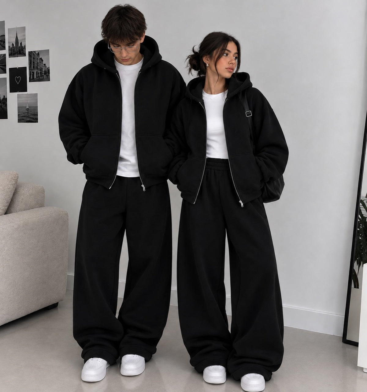 Cozy Y2K Couple Set