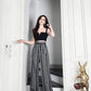 Cotton Striped Wide Leg Pants