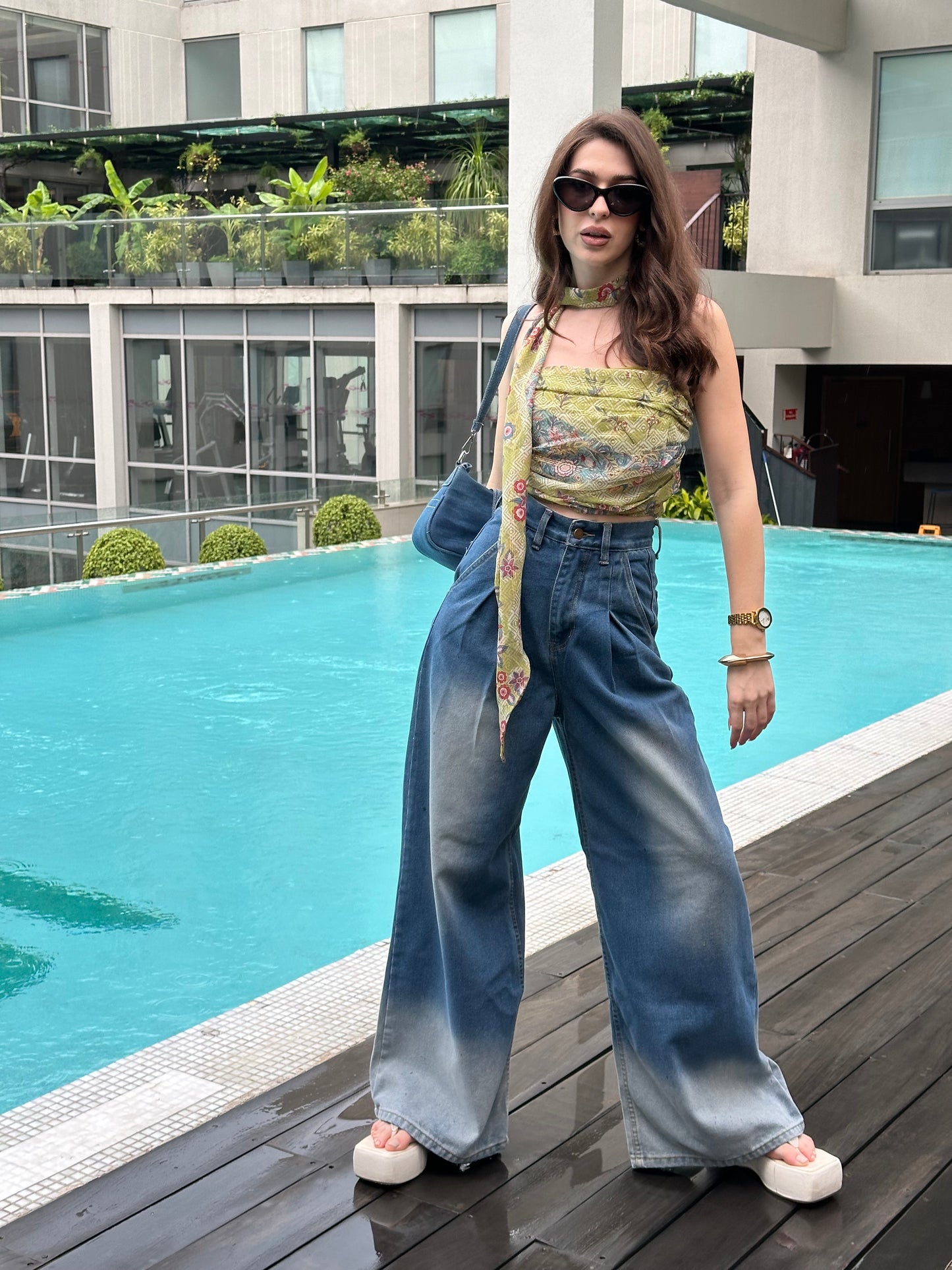 Combo: Victorian Top With Homie Denims