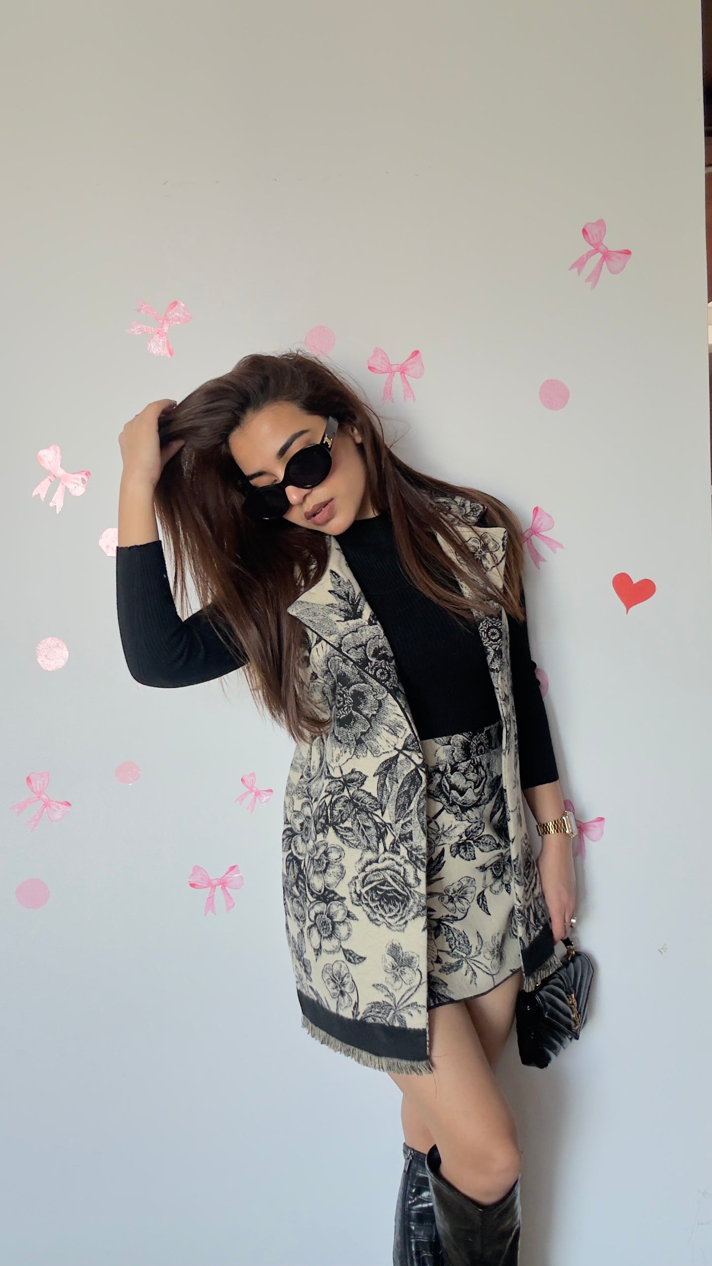 Floral Tapestry Wool Co-ord Set