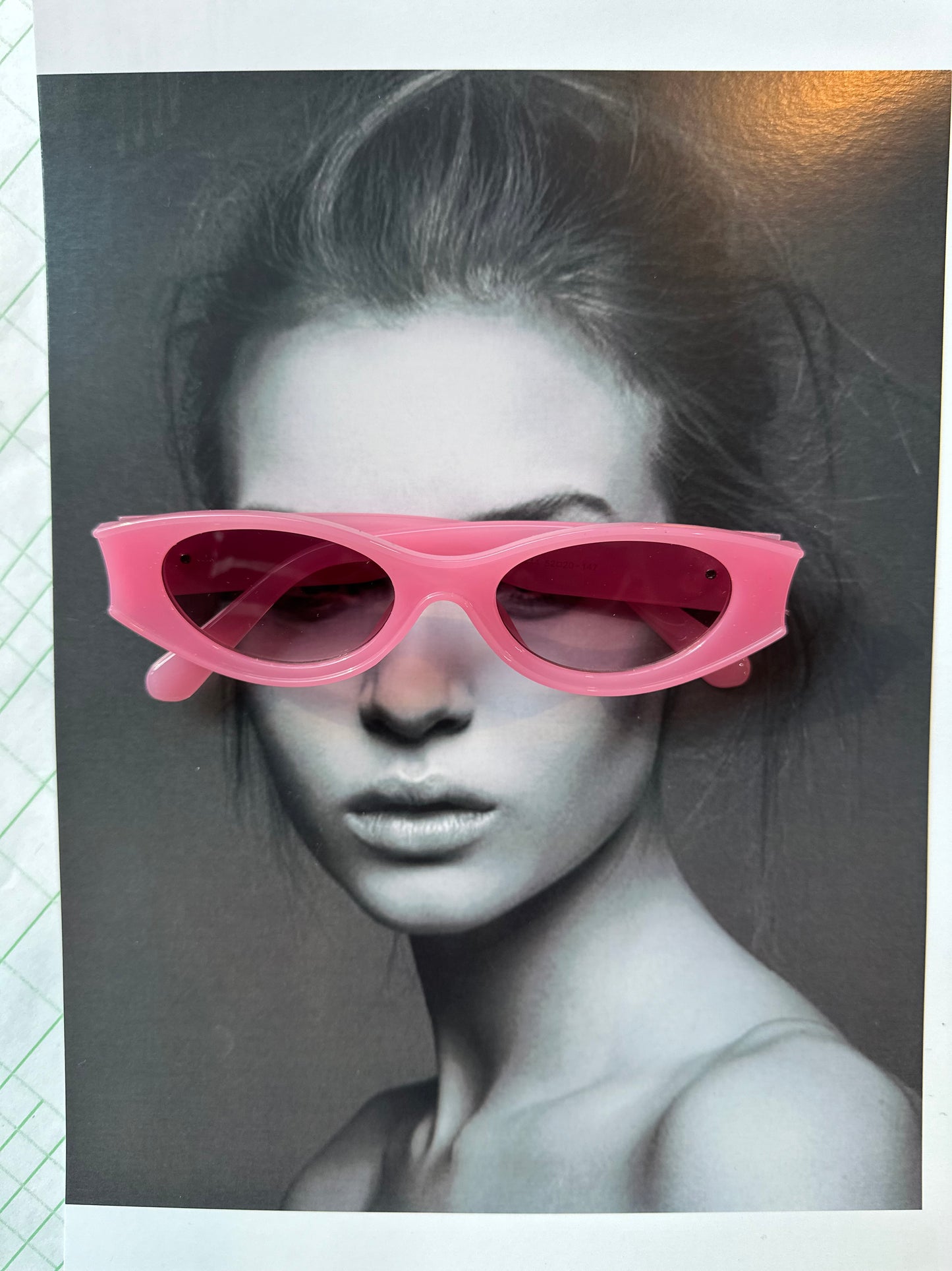 Glossy Pink Tined Sunglasses