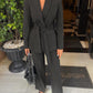 All Black Blazer Set