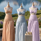 Pastel Festive Skirt Sets With Scarf