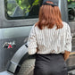 Combo Deal: Striped Shirt With Black Skorts