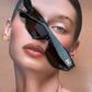 Cat Eye Black Tint Fashion Glasses
