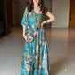 Abstract Printed Festival Fusion Co-ordinates