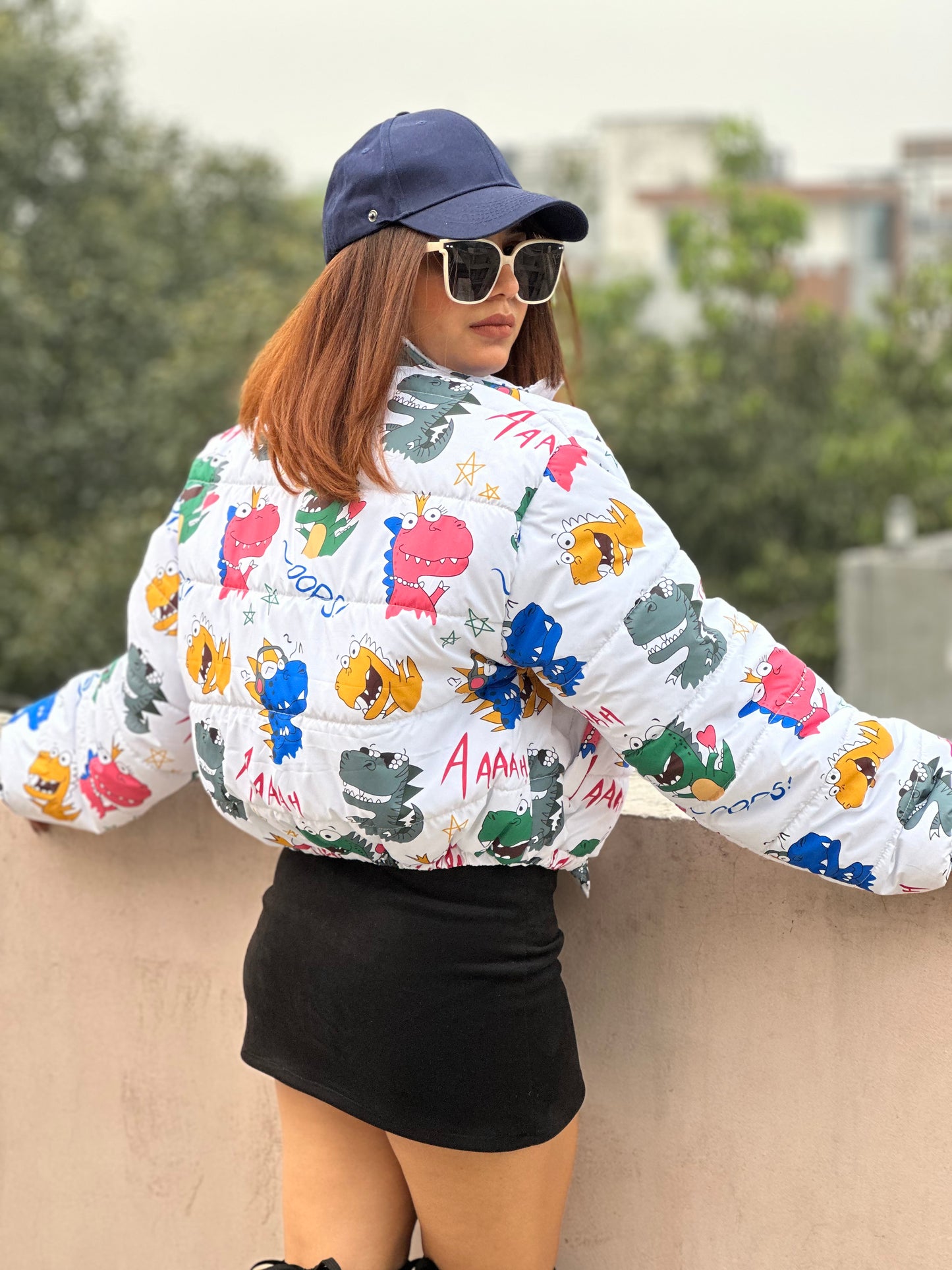 Printed Puffer jackets