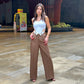 Combo Deal: Bodysuit With Folded Pants