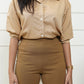 Basic Corporate Shirt With Stretch Pants