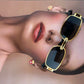 Vintage Framed Rectangle Sunglasses