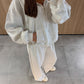 Zip-Up Hoodie And Sweatpants Set