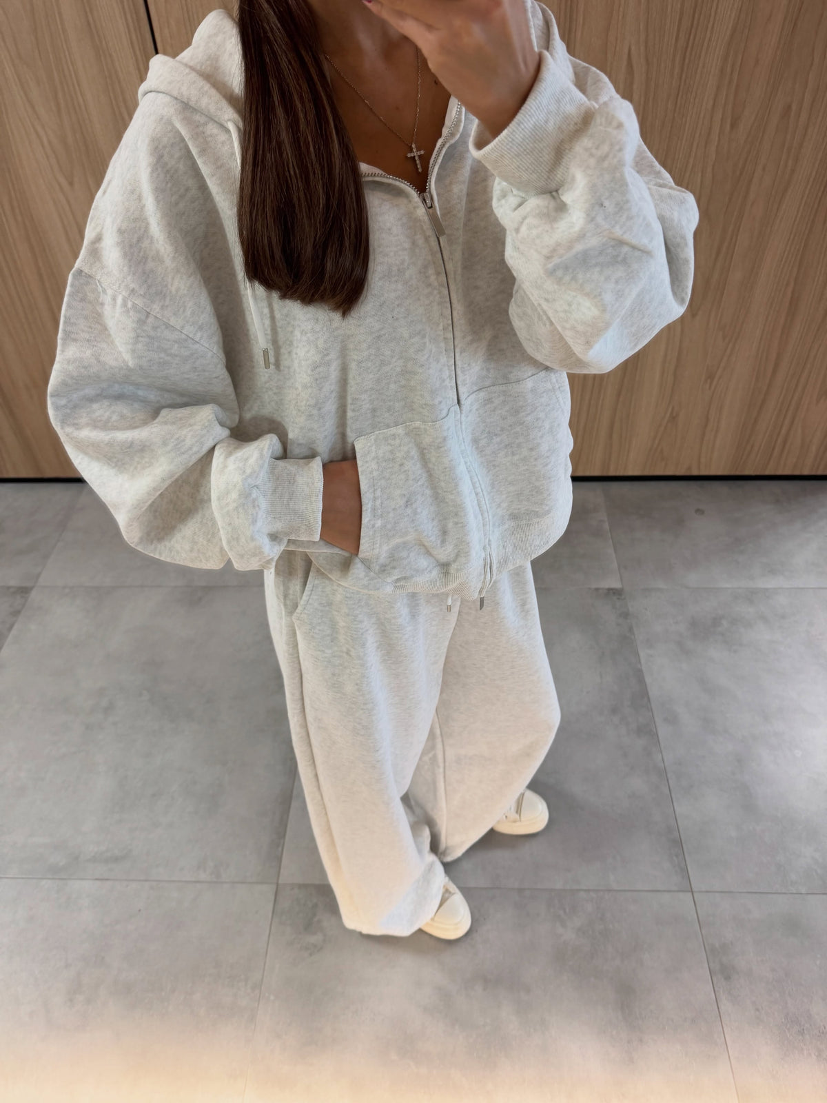 Zip-Up Hoodie And Sweatpants Set