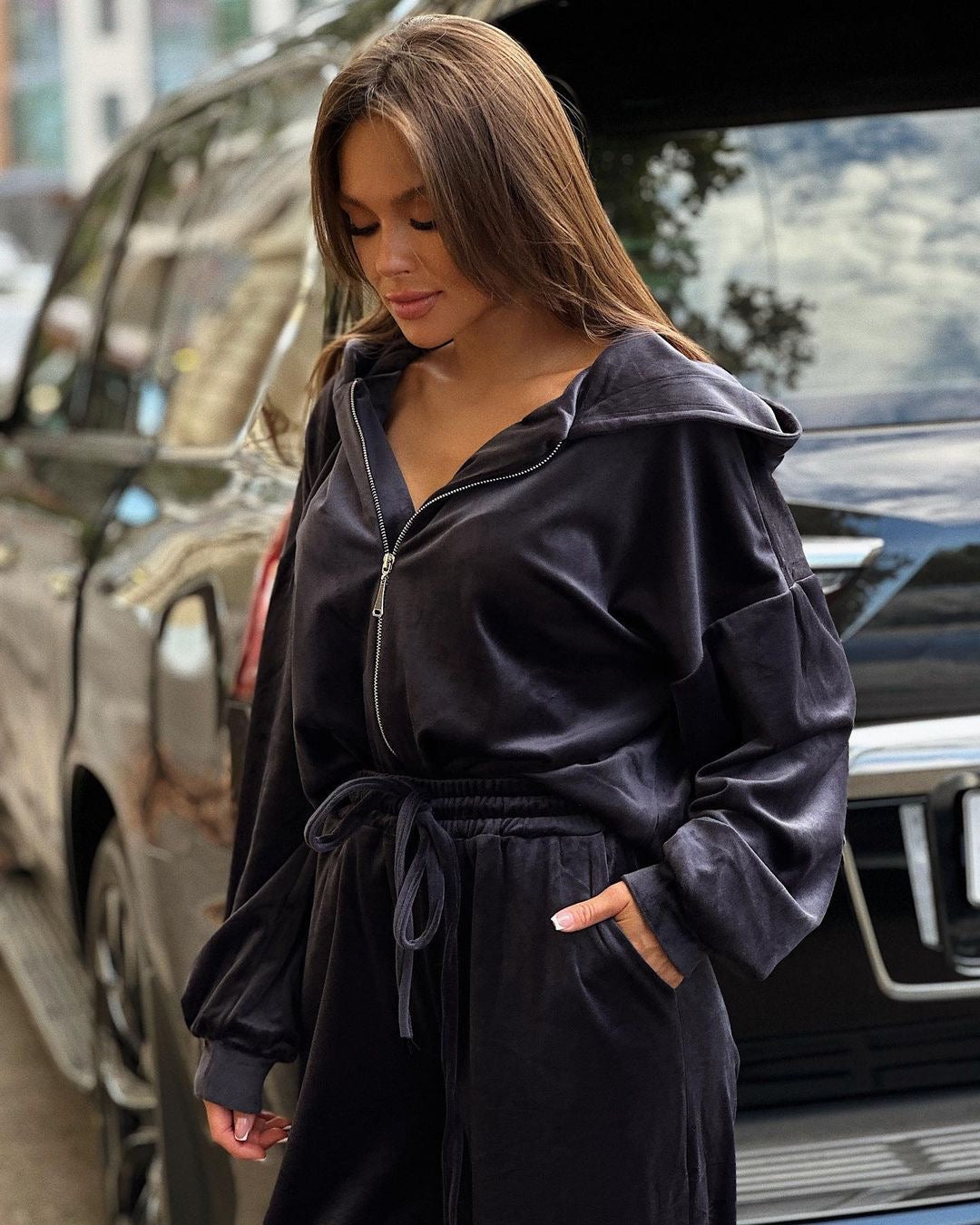 Super Soft Velvet Lounge Wear Set
