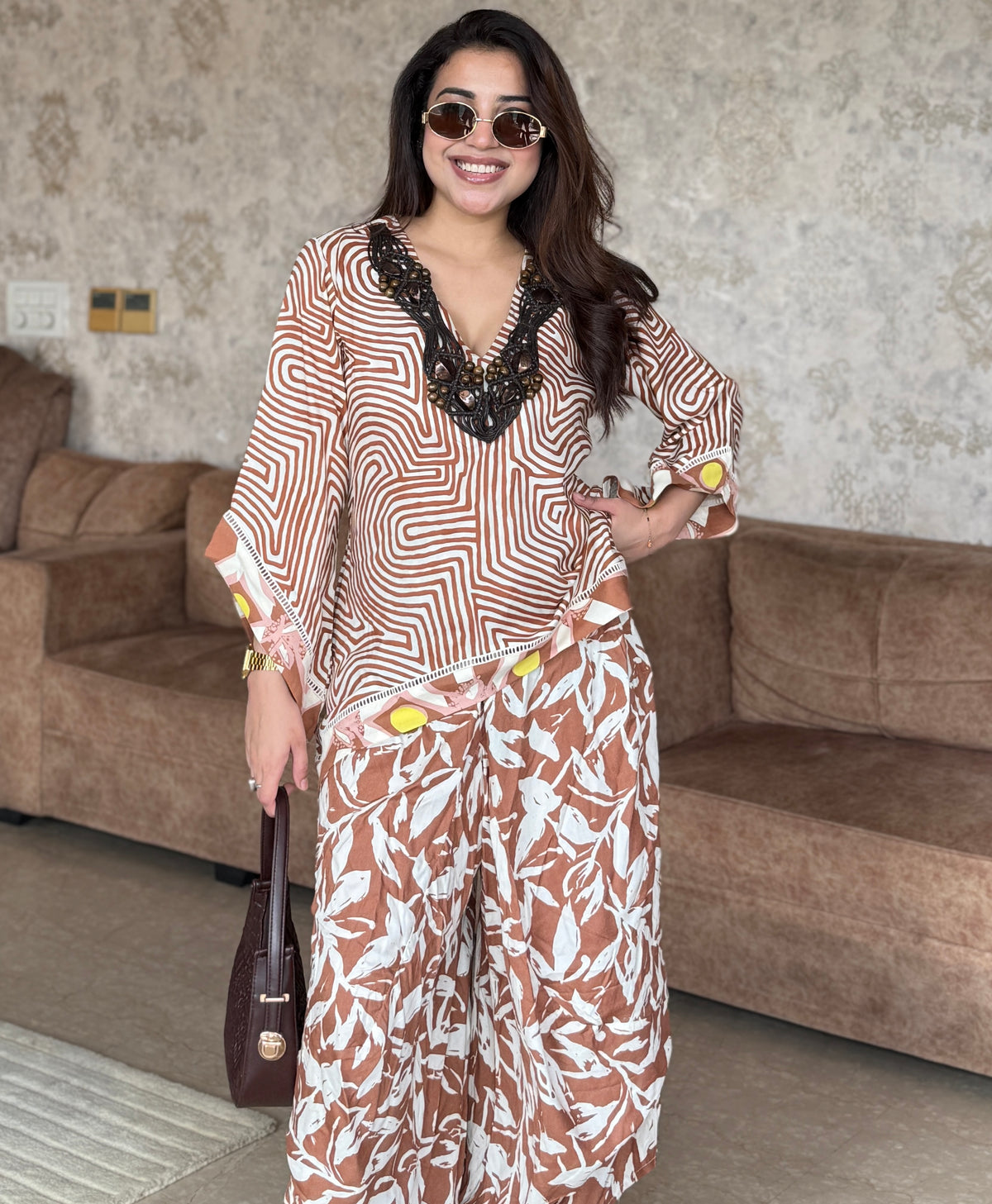 Mismatched Harem Pant Co-ordinates