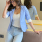 Striped Blazer With Tank Vest