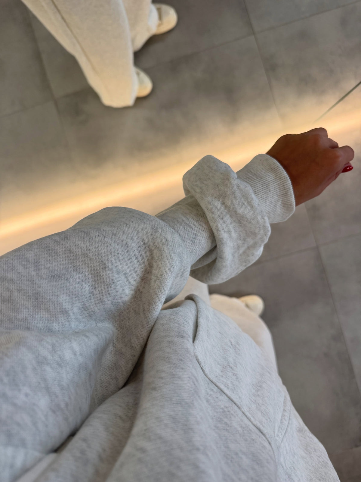 Zip-Up Hoodie And Sweatpants Set