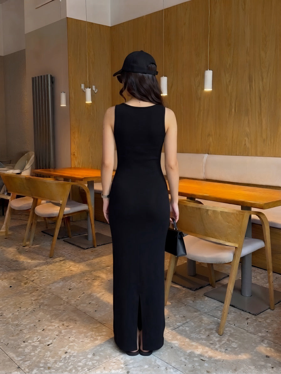 Ebony Maxi Body Hugging Dress