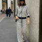 Chalk Stripes Jacket With Pants