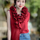 StyleAsh Flower Collar Sleeveless Shirt