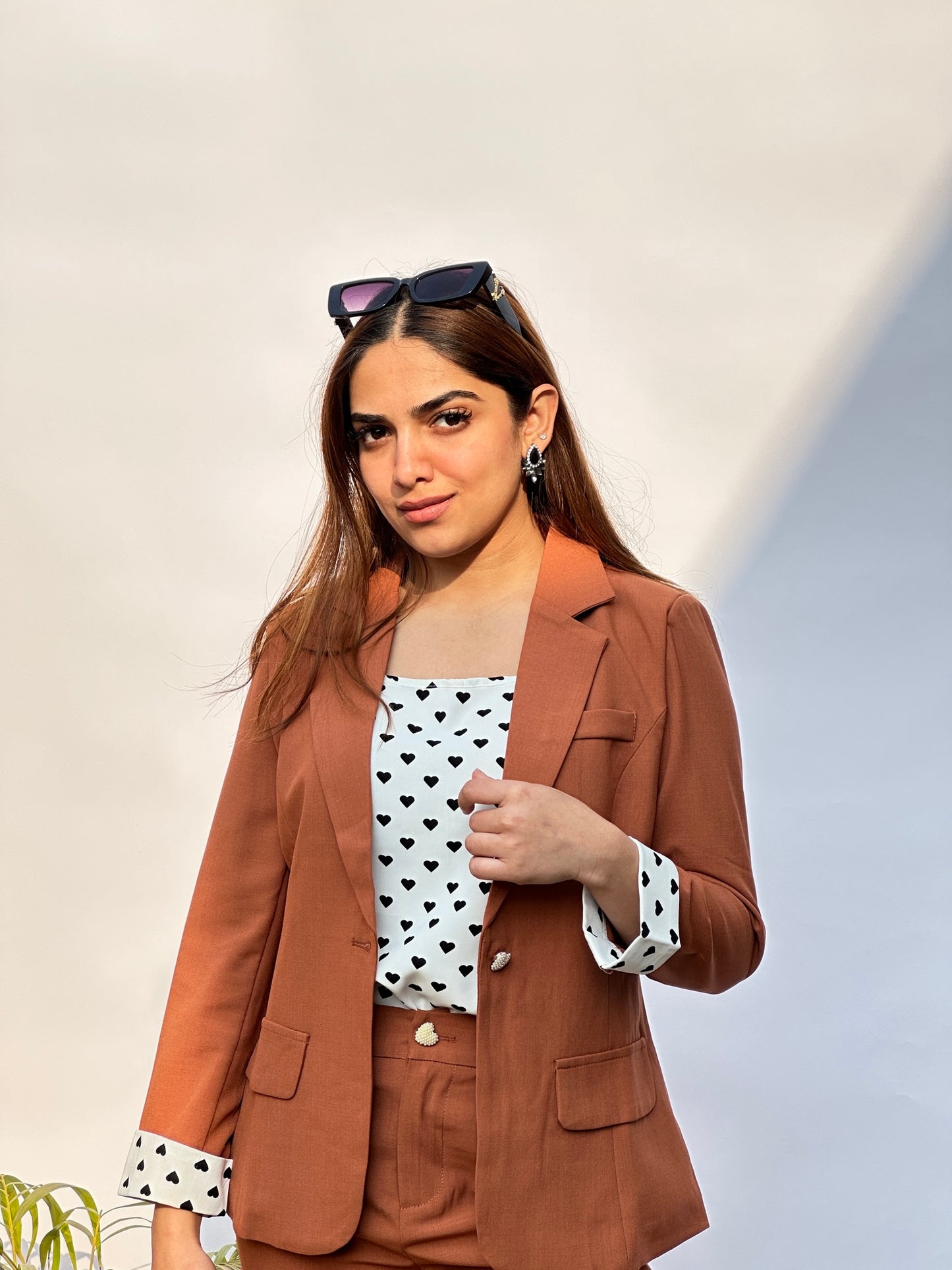 Rust Petite 3 Piece Corporate Set