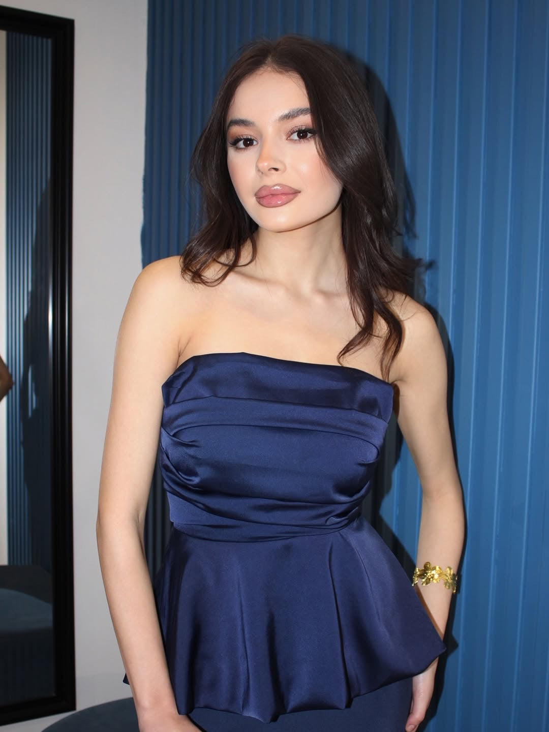 Satin Blue Luxe Co-ordinates