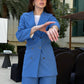 Aristocratic Blue Blazer Set