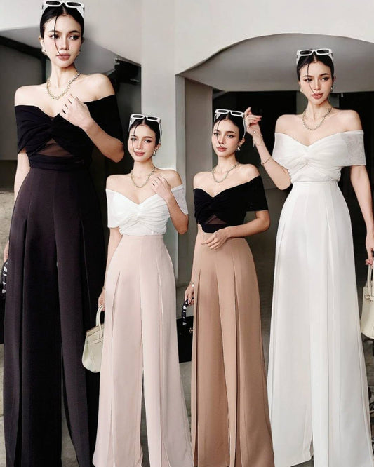 Elegant High Waist Palazzo Pants