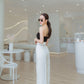 Empire Waist Wide Leg Pants