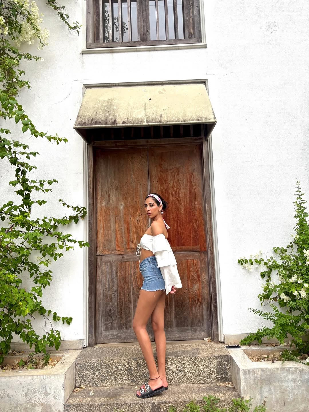 Padded Off-Shoulder Front Tie Bustier