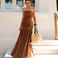 Cinderella Body-Hug Long Dress
