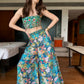 Abstract Printed Festival Fusion Co-ordinates