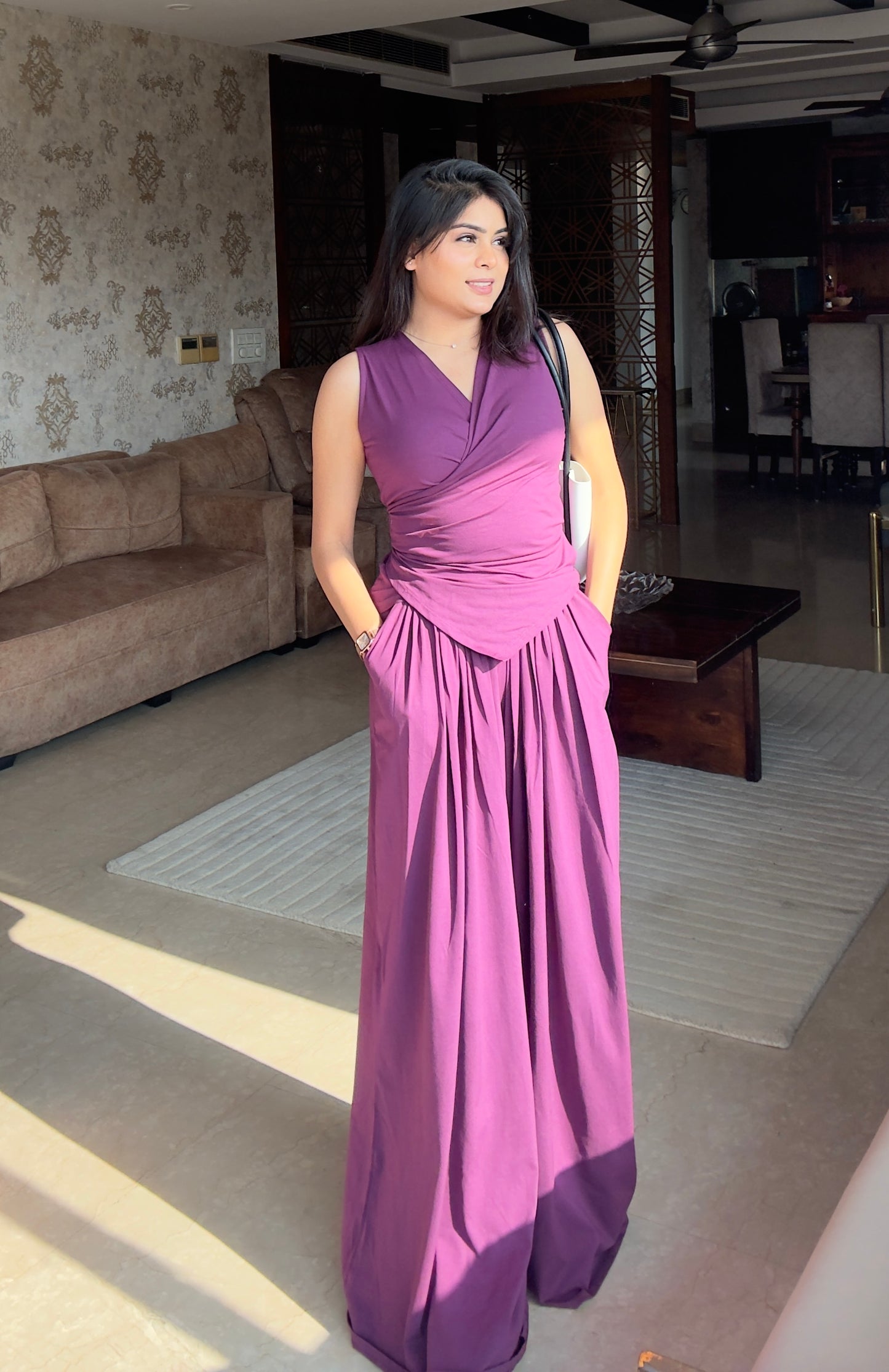 Sleeveless Wrap Co-ordinates