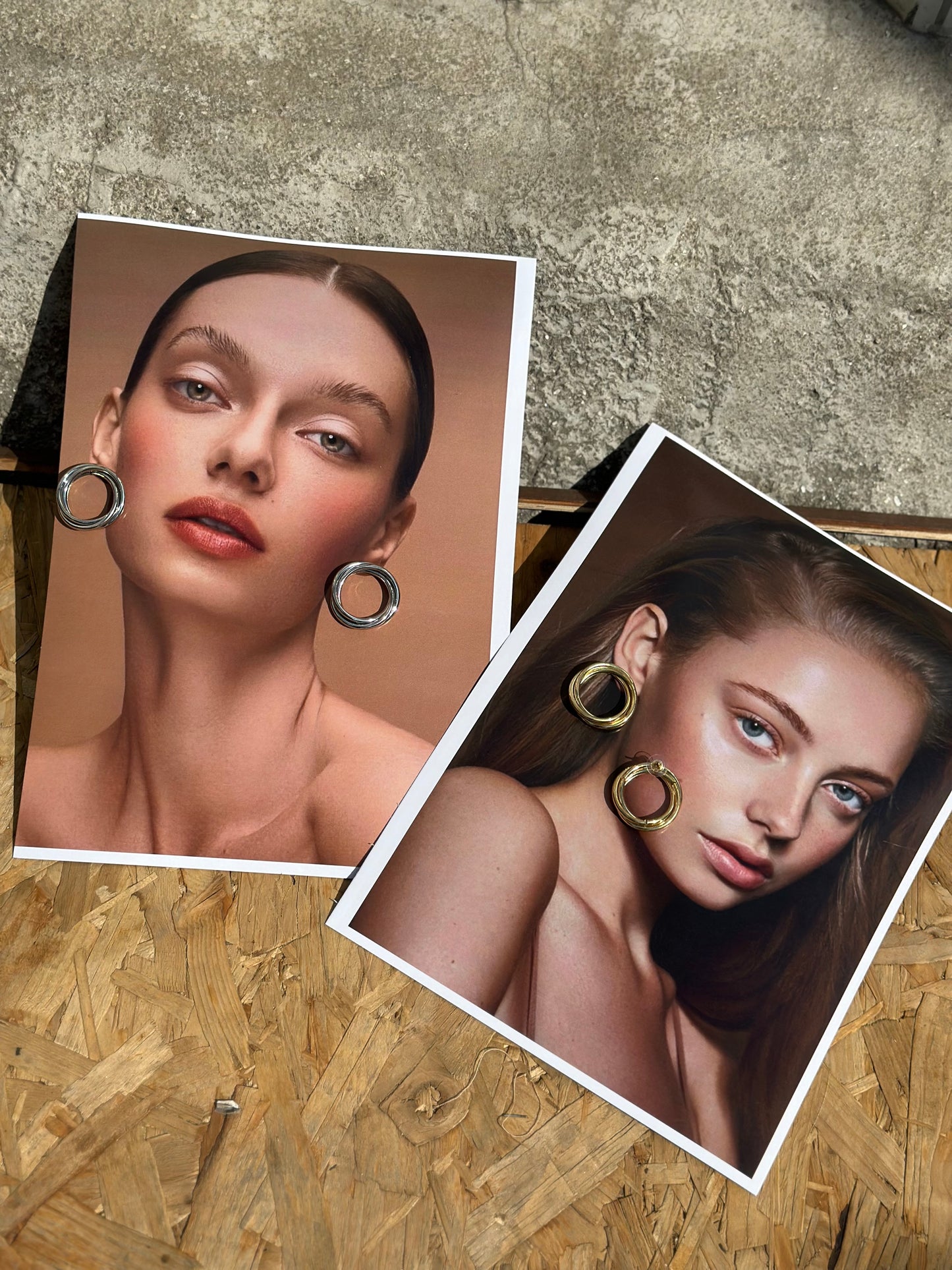 Circle Twisted Studs