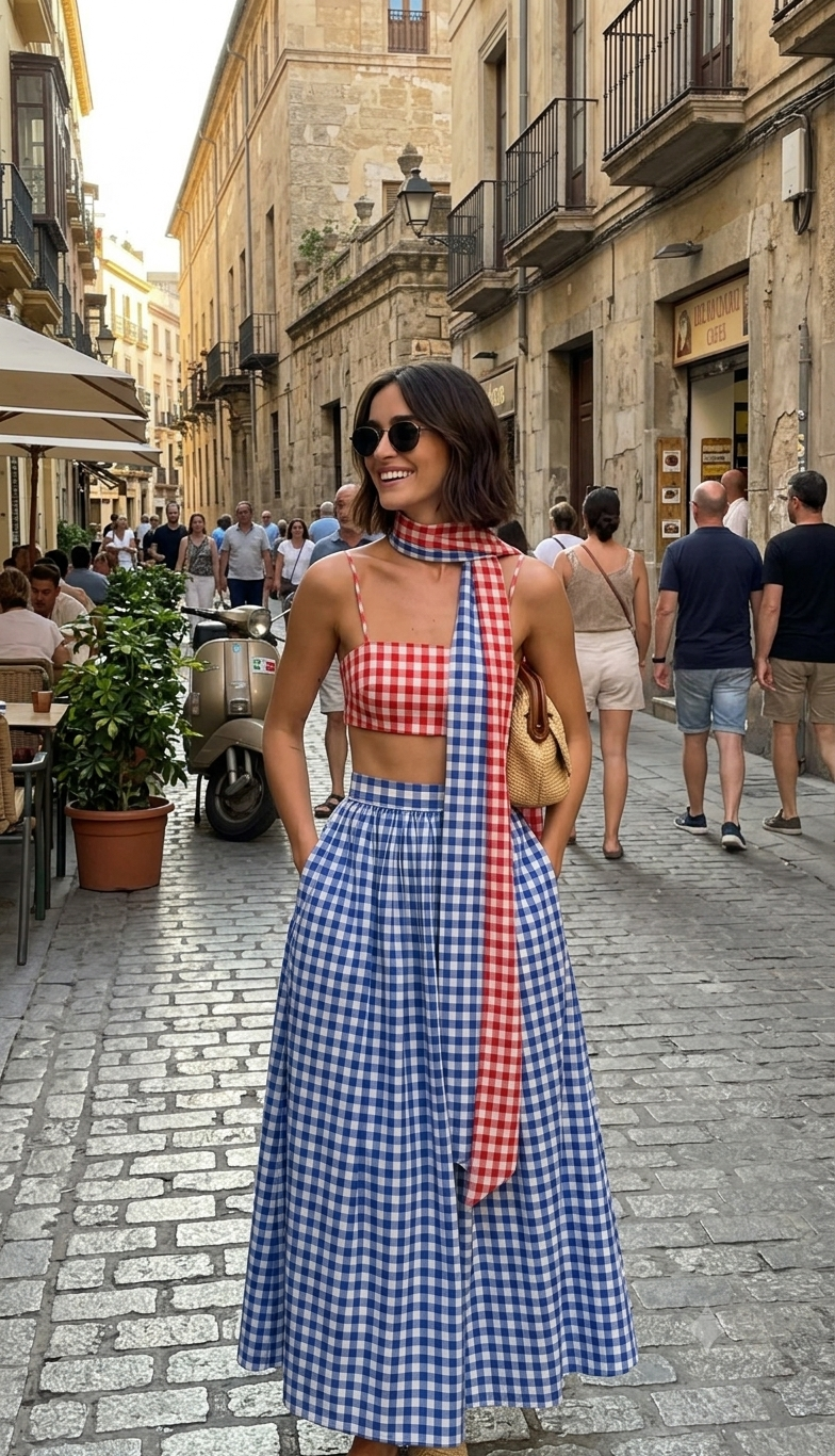 Color Confused Skirt Co-ordinates