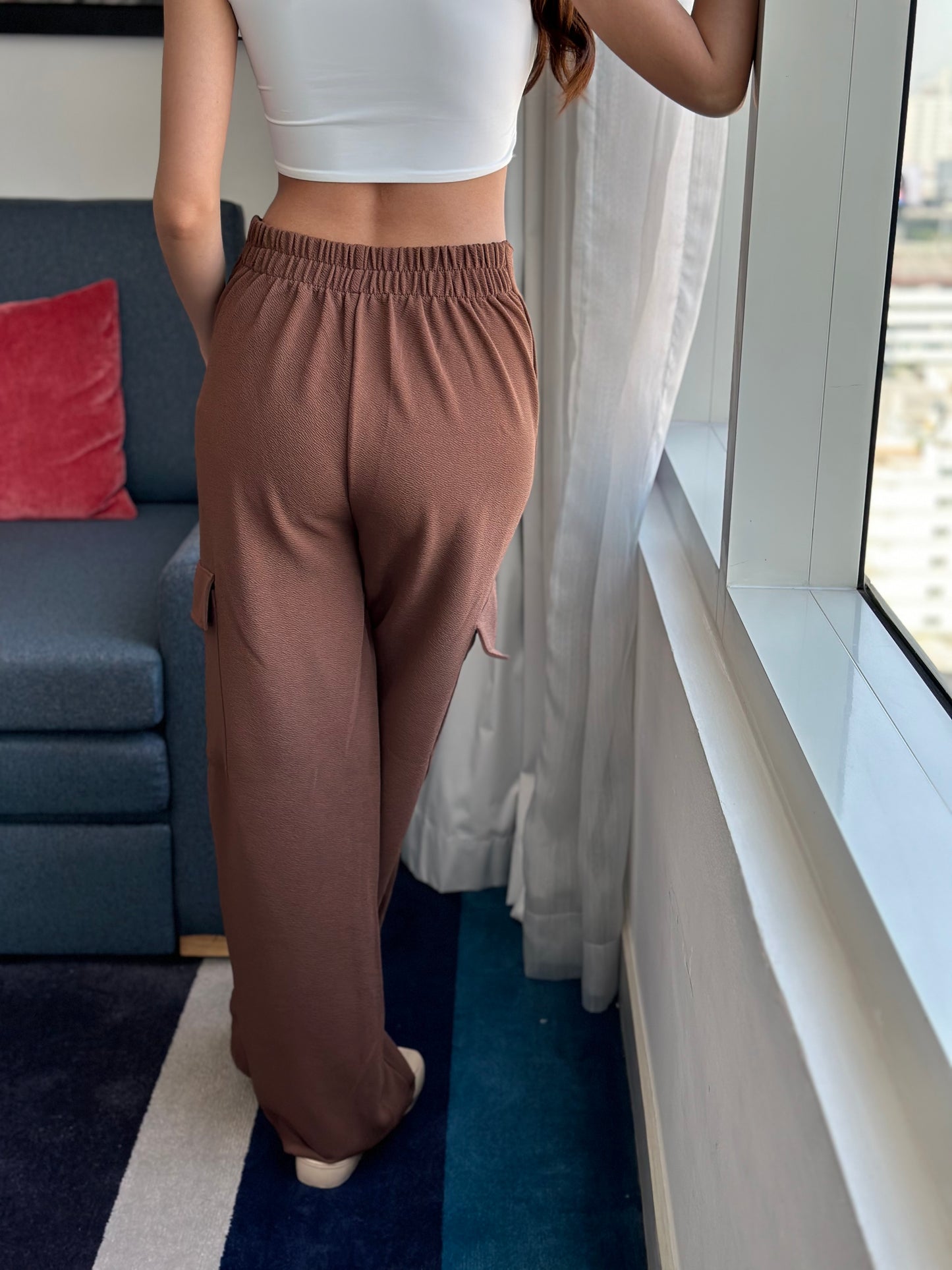 V-Waisted Casual Bottoms
