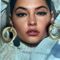 Chunky Three Layer Hoop Earring